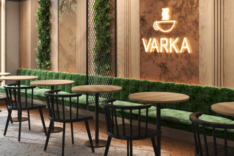 Coffee House "Varka" 60 sq.f.